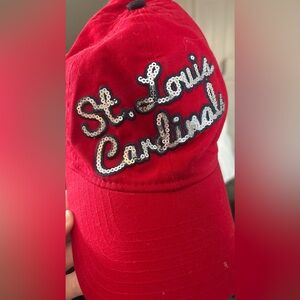 St. Louis Cardinals SEQUIN Red Cap